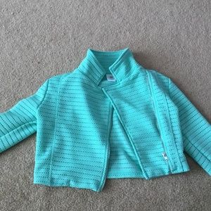 Green/blue shirt jacket